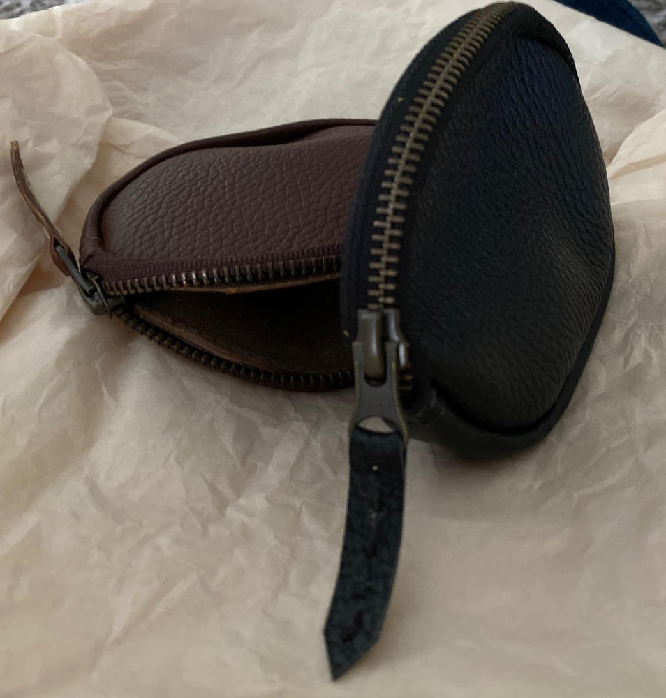 Zip Leather Coin Purse - Customer Photo From Meghan R.