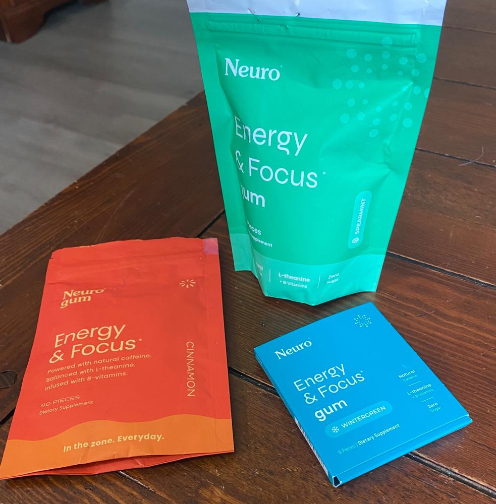 Extra Strength Energy & Focus™ Gum - Customer Photo From Nicole Robichaux