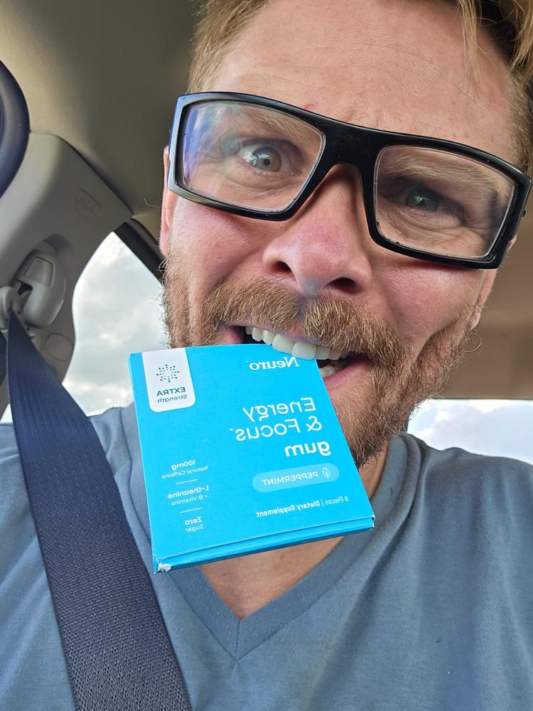 Extra Strength Energy & Focus™ Gum - Customer Photo From Curtis Reindl