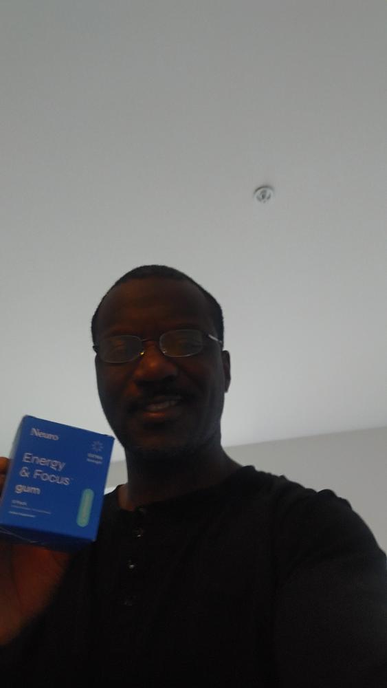 Energy & Focus Extra Strength Gum - Customer Photo From Michel Saturne