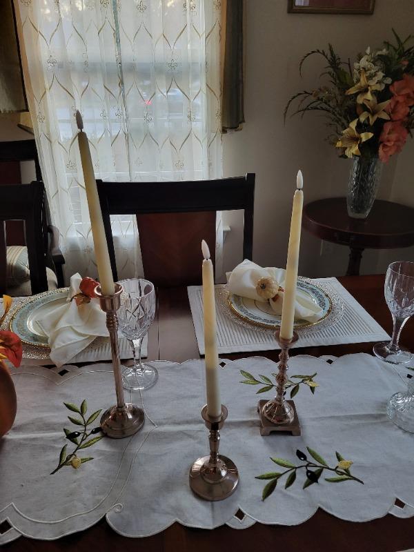 Mixed Taper Candle Holder Set, Set of 10 - Customer Photo From Laurie Gentry-Goodale