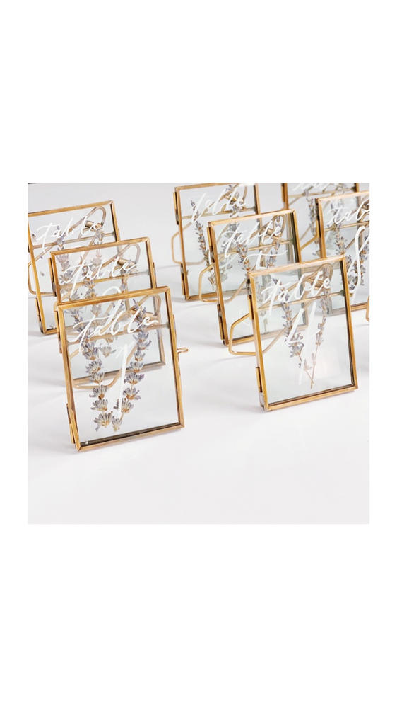Pressed Glass Floating Photo Frames - Customer Photo From Christine Wilson