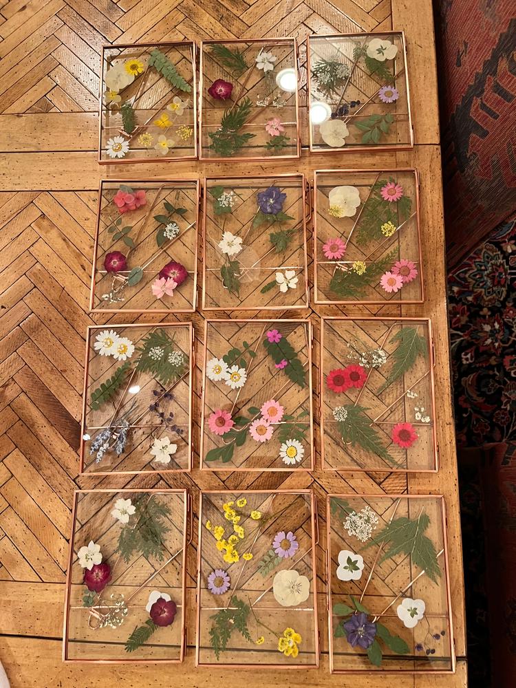 Pressed Glass Floating Photo Frames - Customer Photo From Worked l.