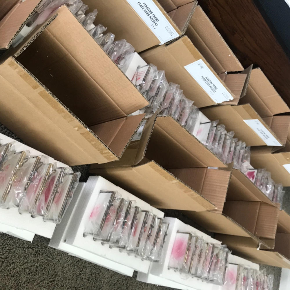 Pressed Glass Floating Photo Frames - Customer Photo From Anonymous