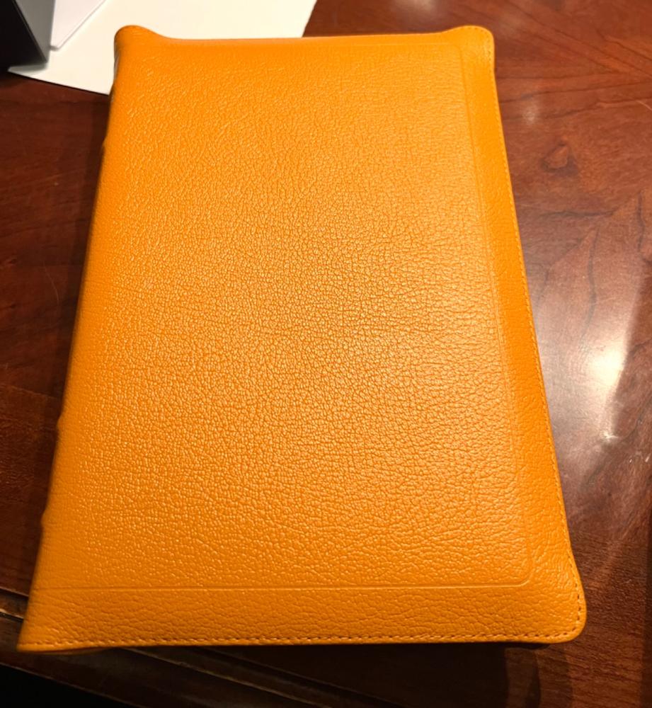 KJV Lion - Fox Orange - Semi-Yapp - Customer Photo From Stacy Pearcy