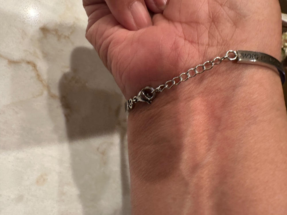 I Can Do All Things Philippians 4:13 Adjustable Bracelet - Customer Photo From C. Isler