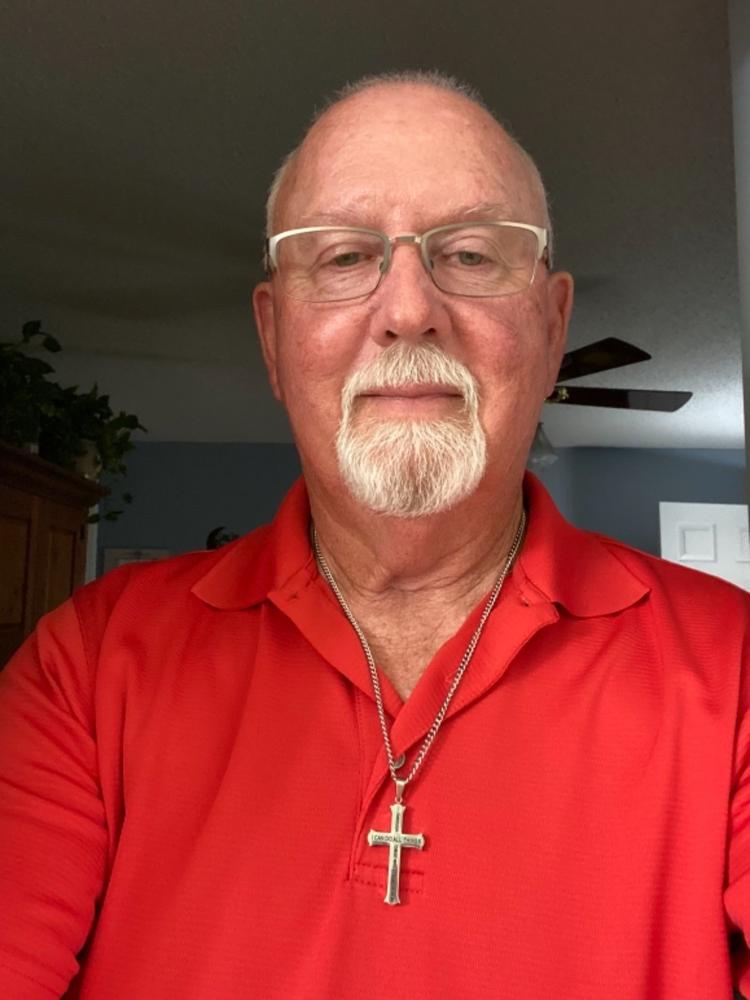 I Can Do All Things Mens Stainless Steel Cross Necklace - Customer Photo From Dennis W.
