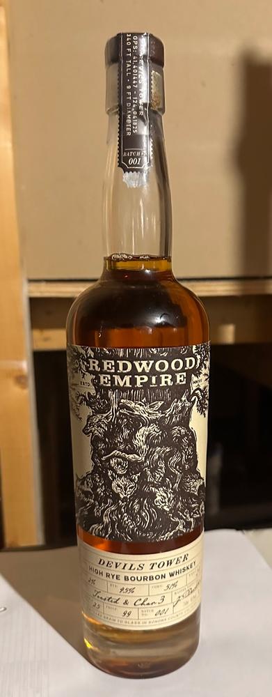 Redwood Empire Devils Tower High Rye Bourbon - Customer Photo From Dave Vogelsang