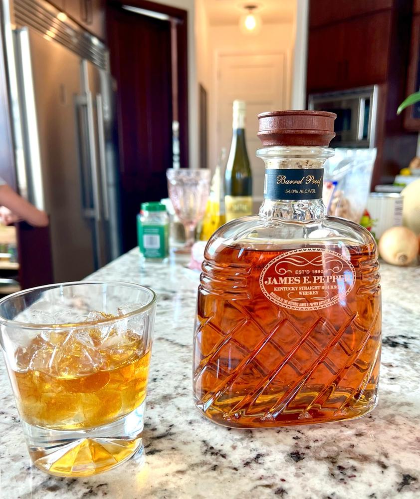 James E. Pepper Decanter Barrel Proof Bourbon - Customer Photo From PM Carro