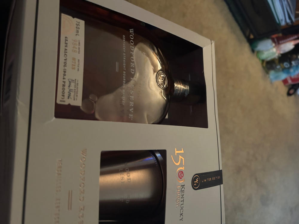 Woodford Reserve 150th Kentucky Derby Limited Edition Julep Cup Gift Set - Customer Photo From Duane Spencer