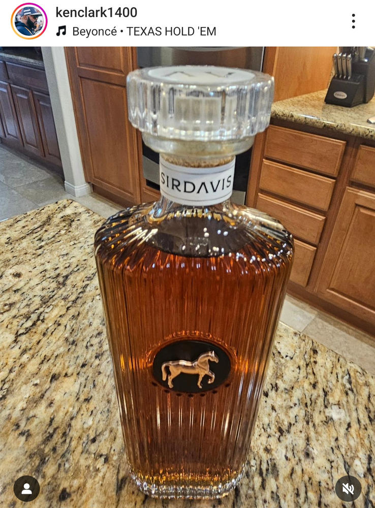 SirDavis American Whisky by Beyoncé - Customer Photo From Ken Clark