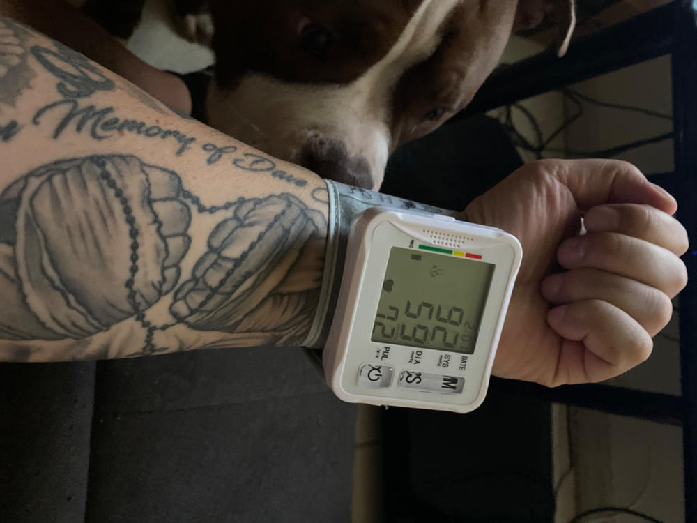Portable High Quality Wrist Blood Pressure Monitor - Customer Photo From Shawn Vazquez