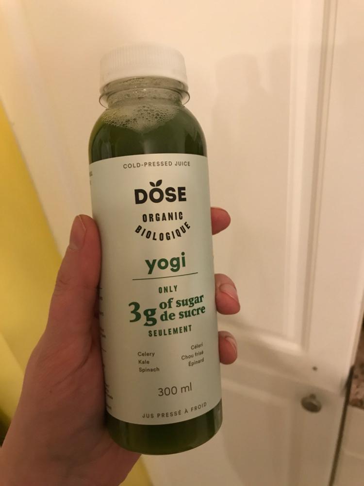 EXPERT Jus Vert YOGI - défi de 2 semaines - 14 jus pressé à froid - Customer Photo From Janie Bergeron-Tardif