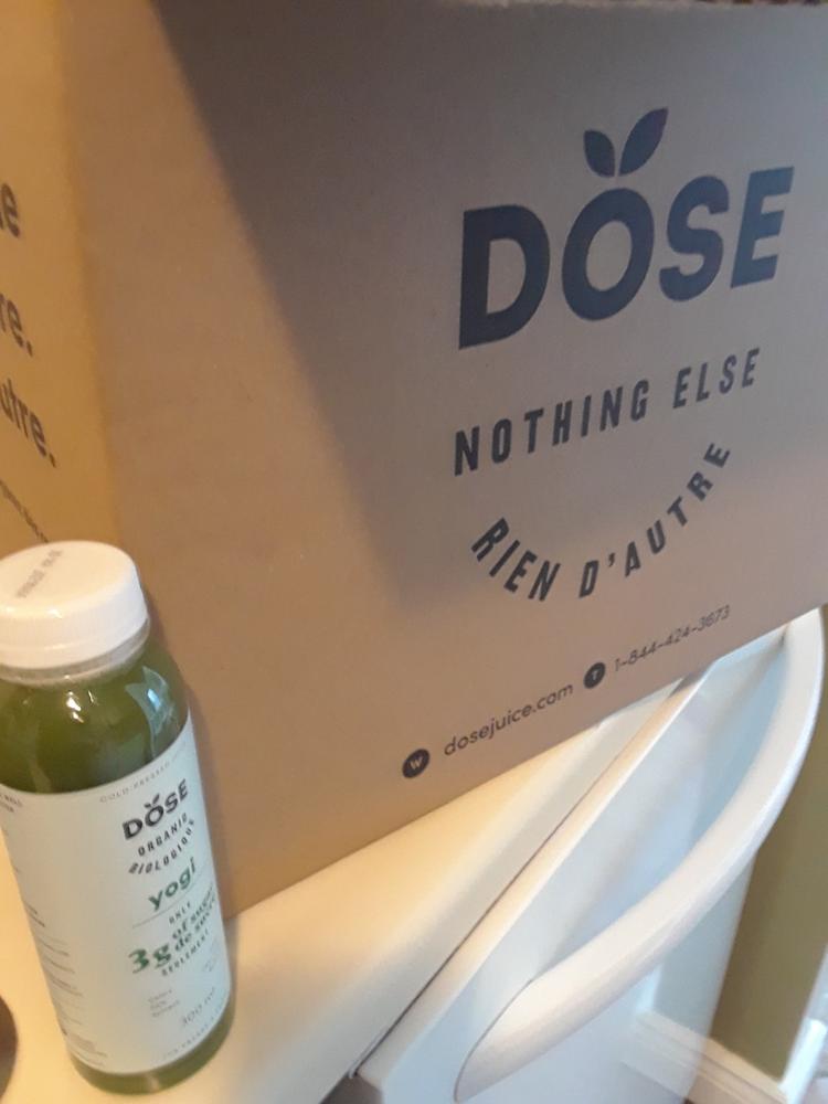EXPERT Green Juice YOGI - 3 Weeks Challenge - 21 Organic cold-pressed juice pack - Customer Photo From linda bertrand