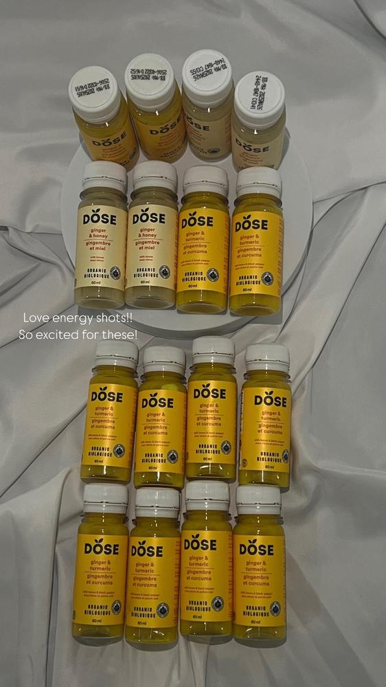 GINGER & TURMERIC - 12 organic cold pressed shots 60ml - Customer Photo From Leanne Fookson