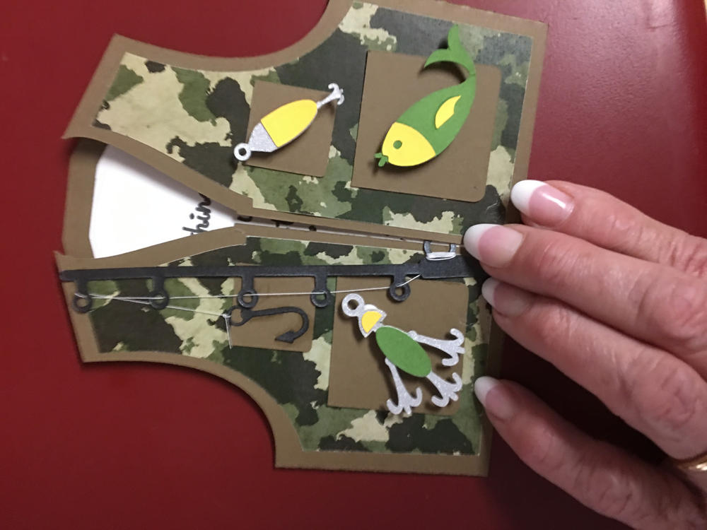 Download Fishing Vest Card Template - Paper Chaser TO