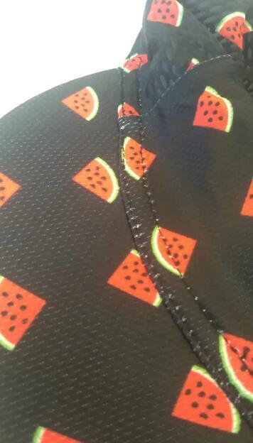 watermelon cycling cap