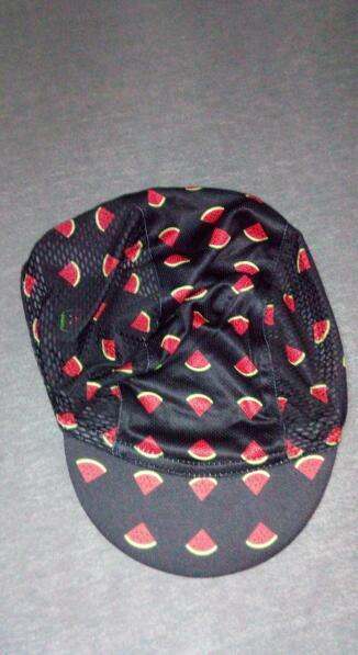 watermelon cycling cap