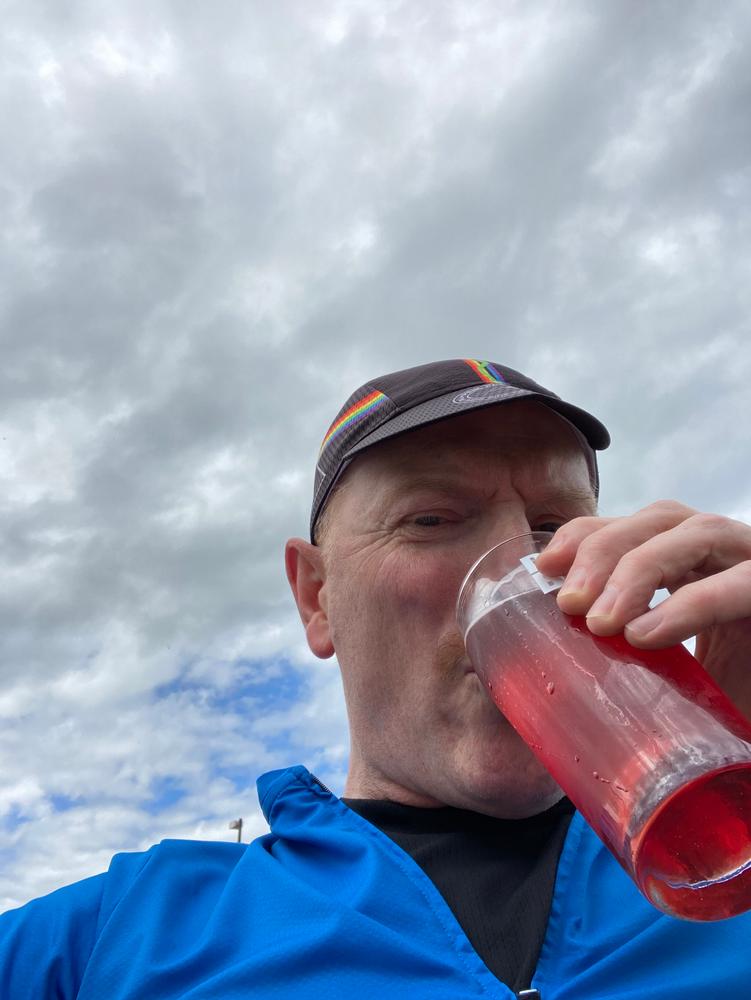 The Dark Side of the Moon Cycling Cap - Customer Photo From John R