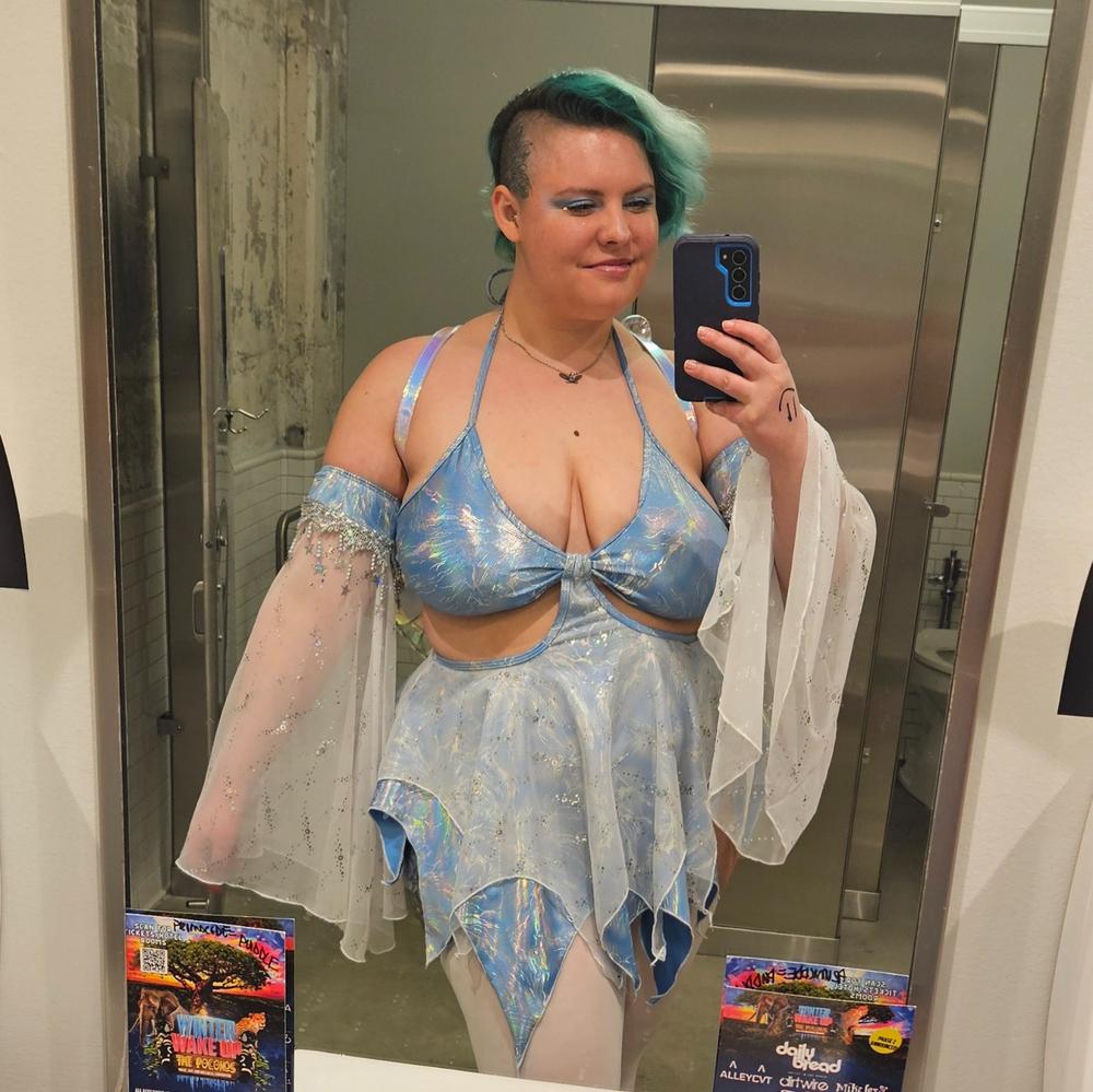 Pixie Baby Doll - Light Blue/Silver - Customer Photo From Danielle McPeak