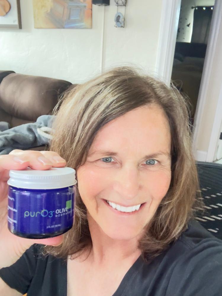 PurO3 Ozonated Olive Oil - Customer Photo From Priscilla Higgins