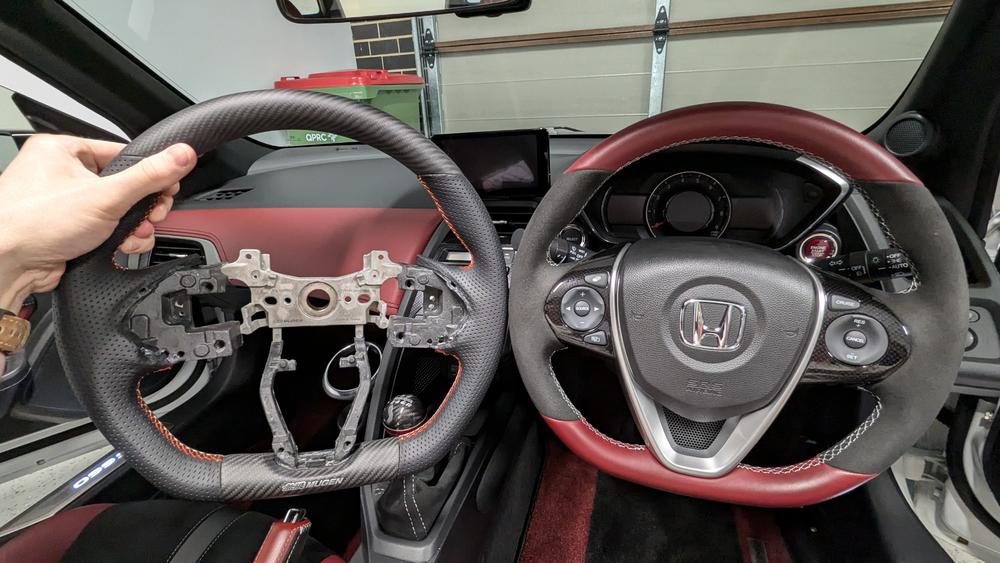 MUGEN SPORTS STEERING (BLACK) For HONDA S660 JW5 78501-XNAB-K0S0