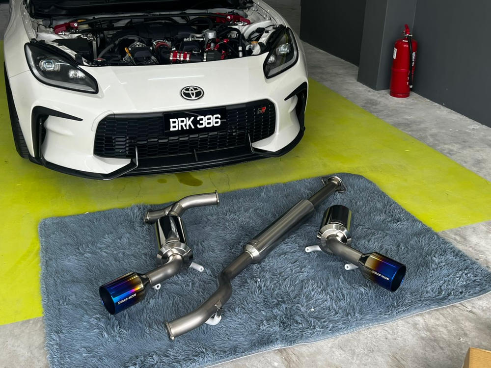 BLITZ NUR-SPEC F-TI EXHAUST SYSTEM TITANIUM FOR TOYOTA GR86 ZN8