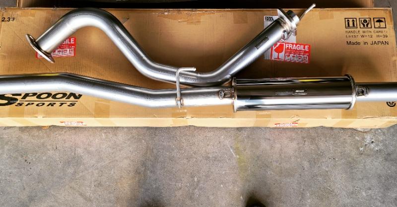 SPOON EXHAUST PIPE-B FOR HONDA CIVIC B16A, B16B 18220-EK9-001