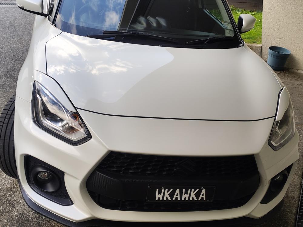 MONSTER SPORT HEADLAMP GARNISH WHITE FOR SUZUKI SWIFT SPORTS ZC33S