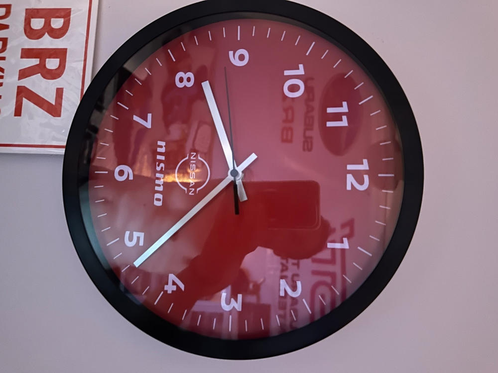 NISMO WALL CLOCK NOS2290 - Black Hawk Japan