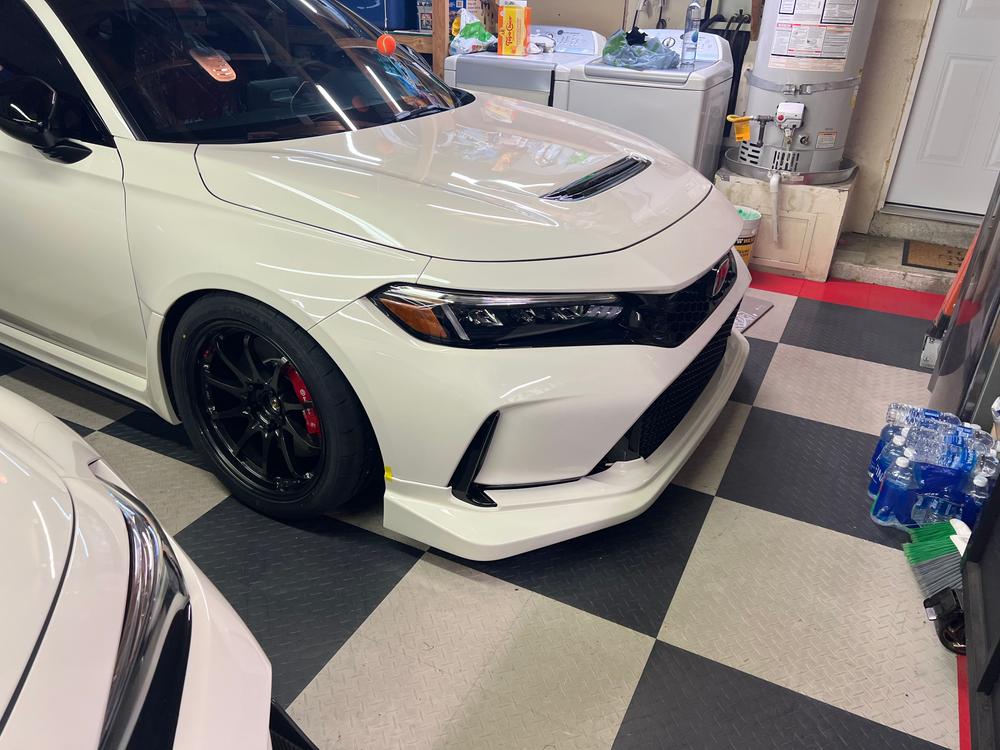 MUGEN FRONT UNDER SPOILER UNPAINTED FOR HONDA CIVIC TYPE R FL5