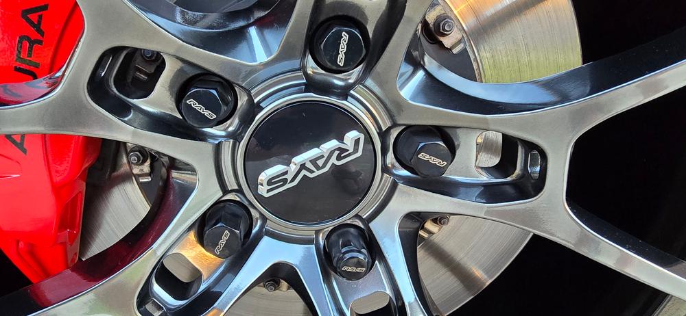 RAYS RAYS 19HEX L33 NUT&LOCK 14X1.5/5H BK (BLACK) 74081000002BK