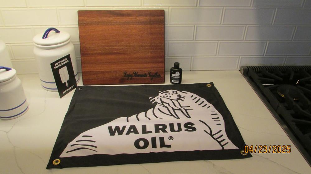 Cutting Board Oil - Customer Photo From Gregg Vandenberg