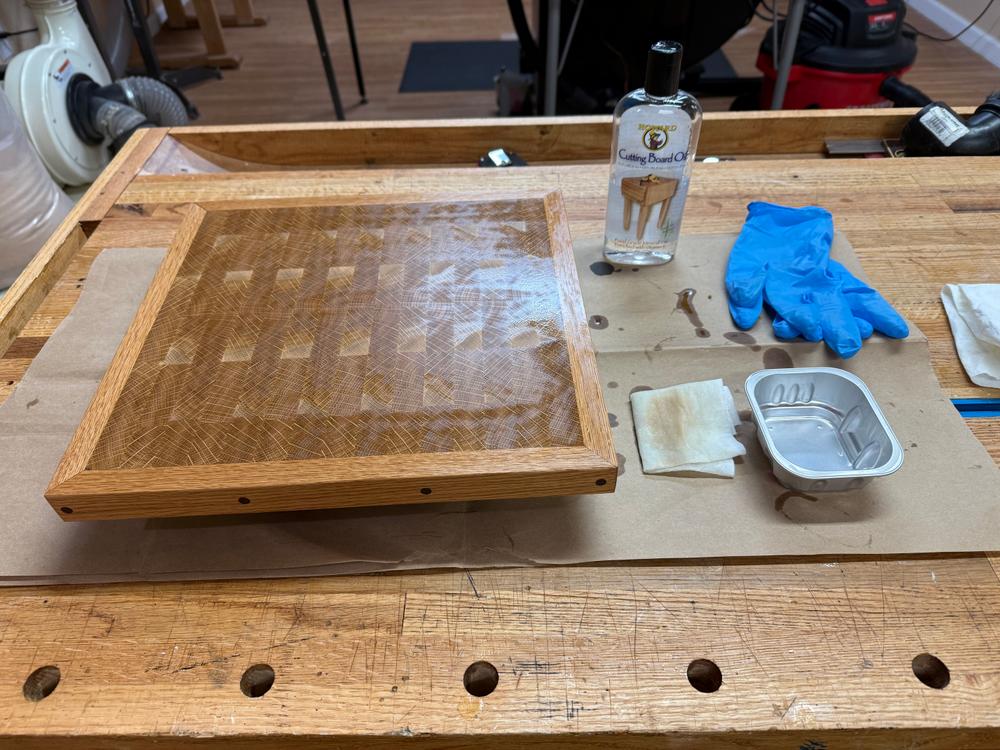 Wood Wax For Cutting Boards - Customer Photo From William Horton Sr.