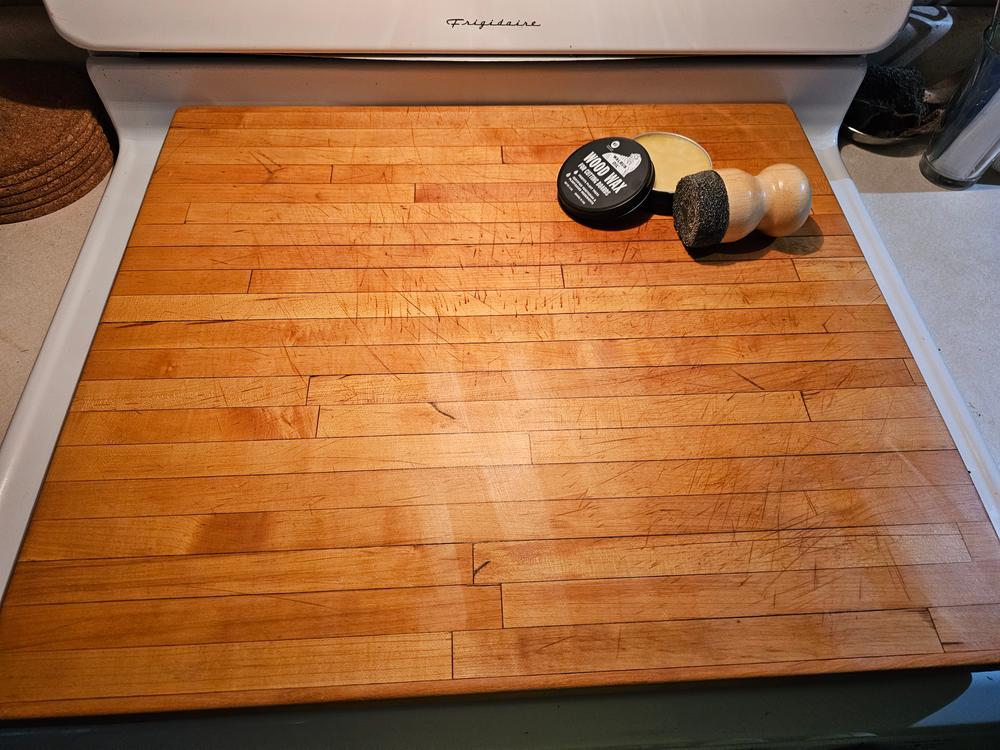 Wood Wax for Cutting Boards (3oz - 14oz) - Customer Photo From Ruby Zuniga