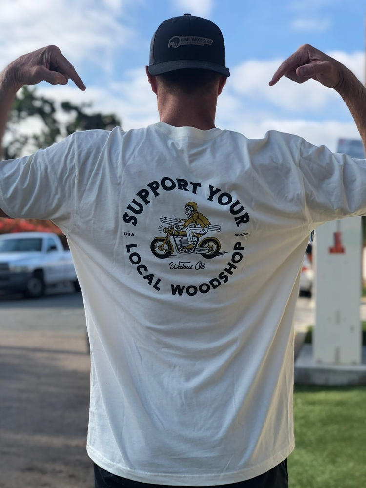 Support Your Local Woodshop Shirt - Customer Photo From Brenton Ottley
