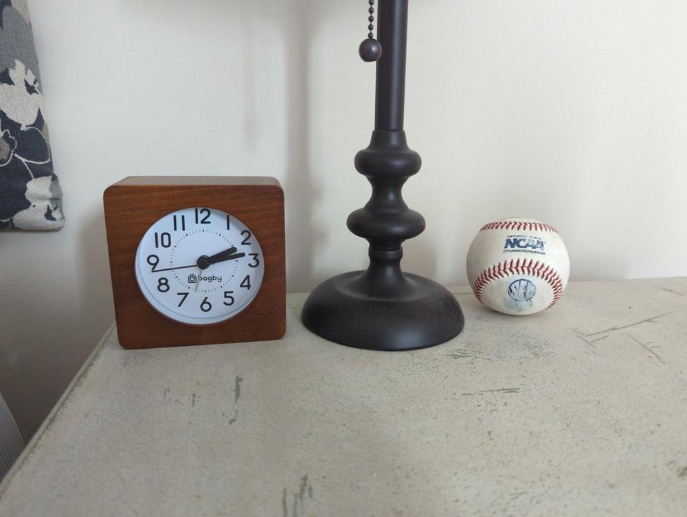 Bagby CLASSIC - Silent Alarm Clock - Customer Photo From Christopher S.