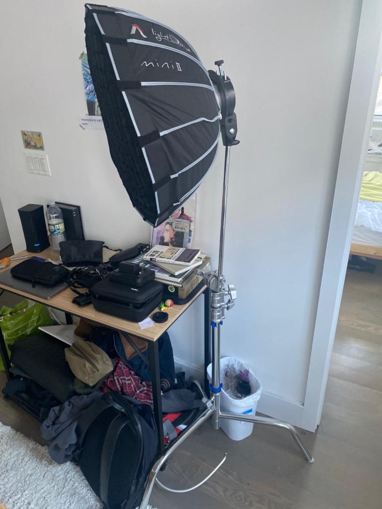 Strobepro Mini C Stand with Boom - Customer Photo From Guillermo Rodriguez