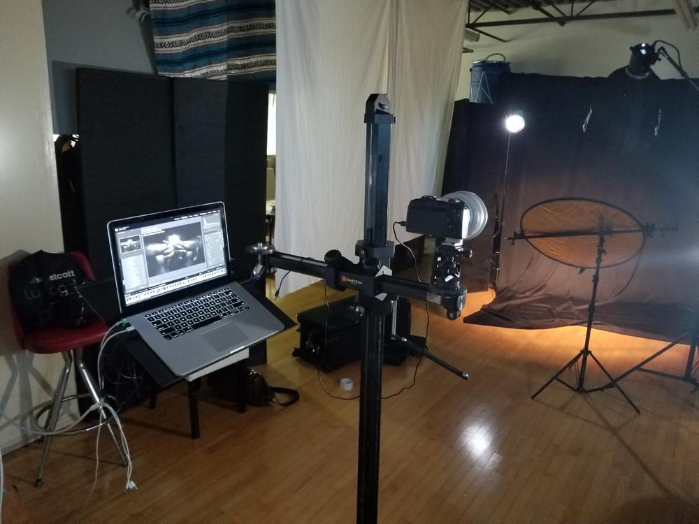 Strobepro Laptop Tether Table - Customer Photo From Paul Kent