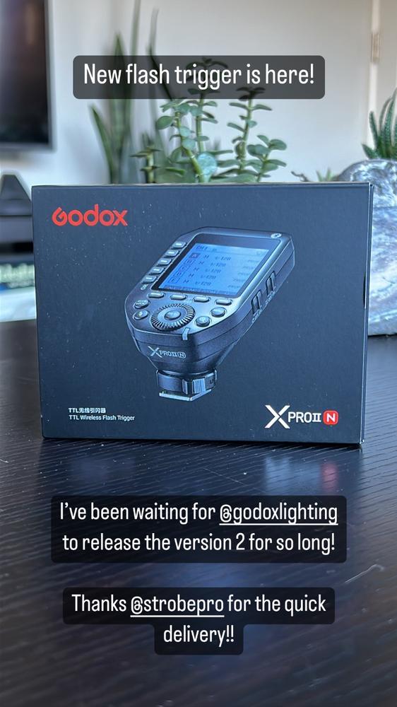 Godox XPROII-N Radio Trigger Controller - Nikon - Customer Photo From Zenon Kozak