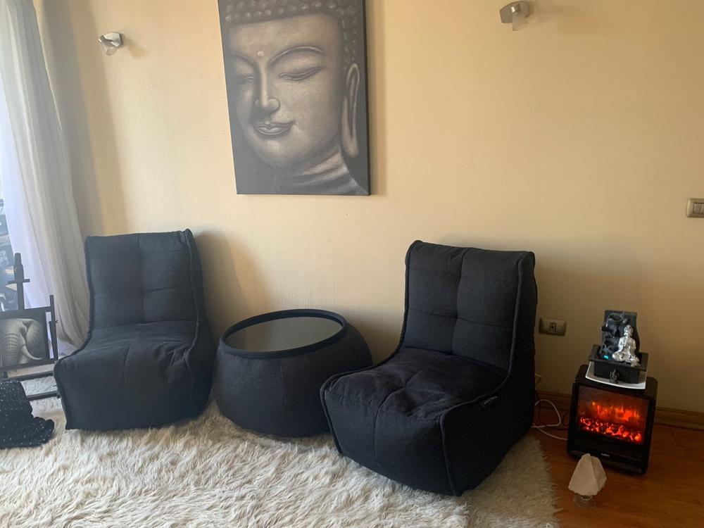 TWIN COUCH - Black Sapphire - Customer Photo From Mukti Salazar Alvarez