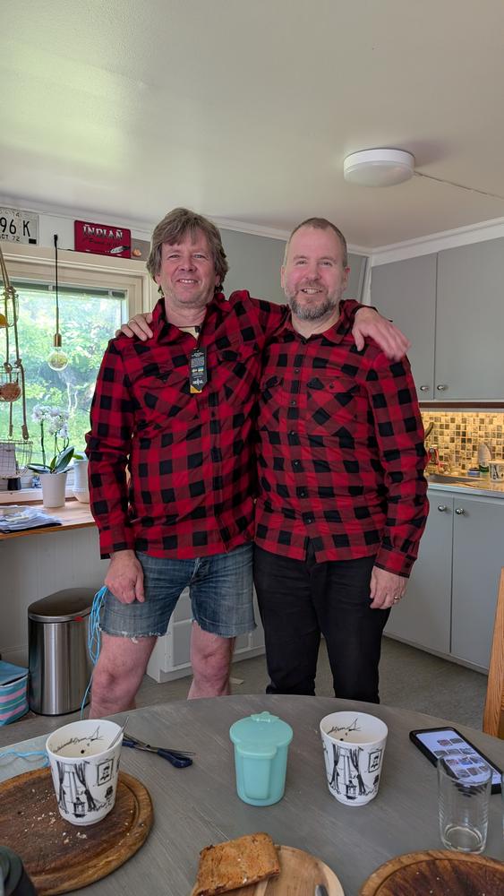 REKYLS Ullflanellskjorta I22 Kiruna - Customer Photo From Magnus Hagman