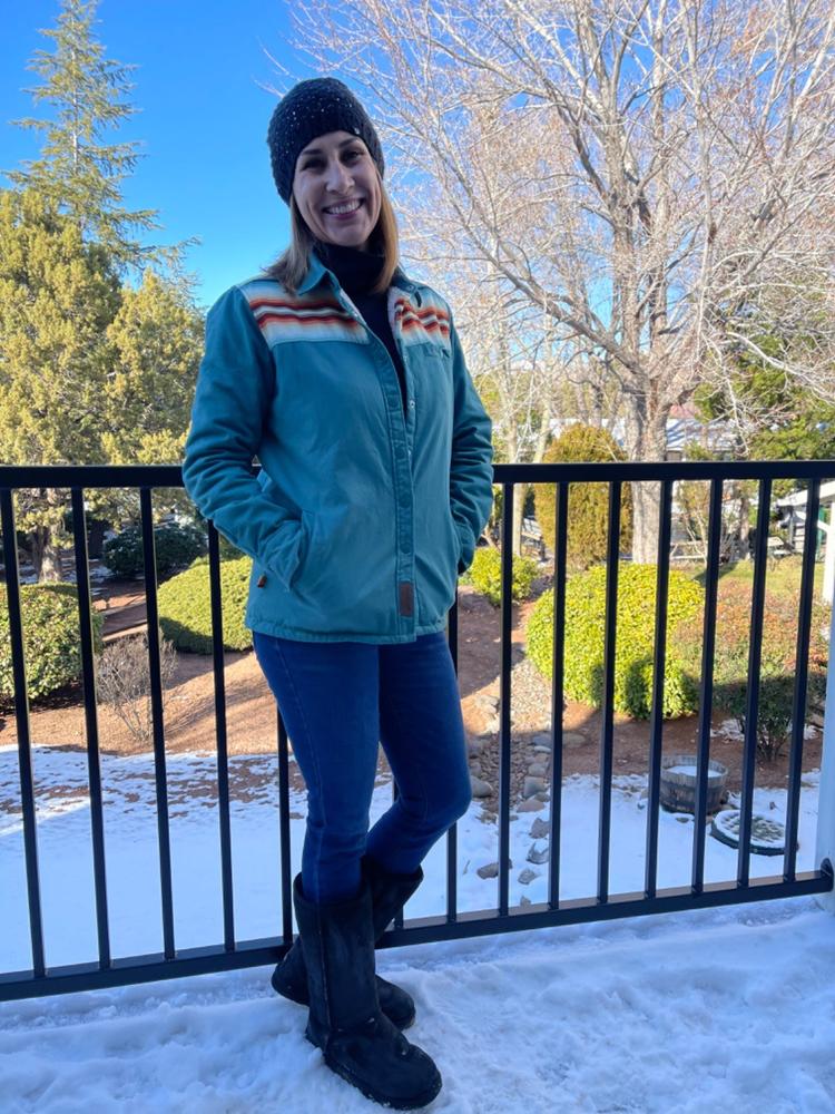 Womens Cerritos Snap Jacket - Customer Photo From Christine A Brown-Clower