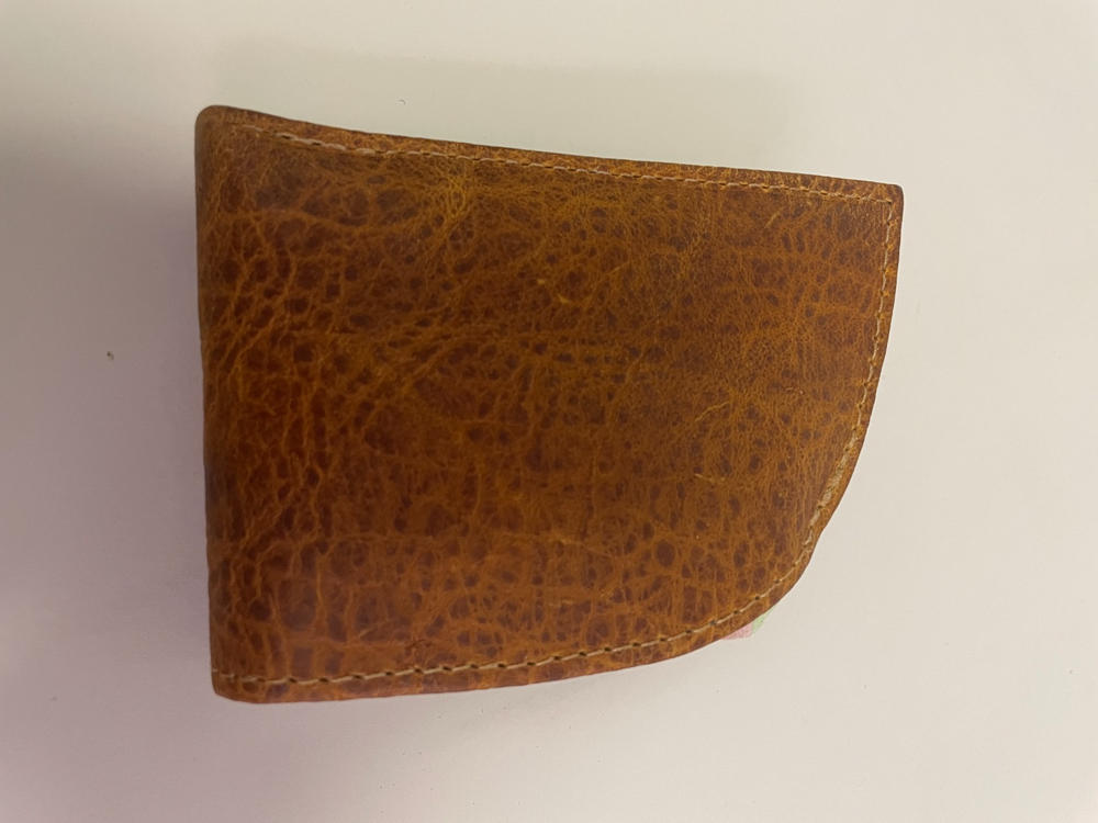 American Bison Leather Front Pocket Wallet - Customer Photo From Scott Hickman