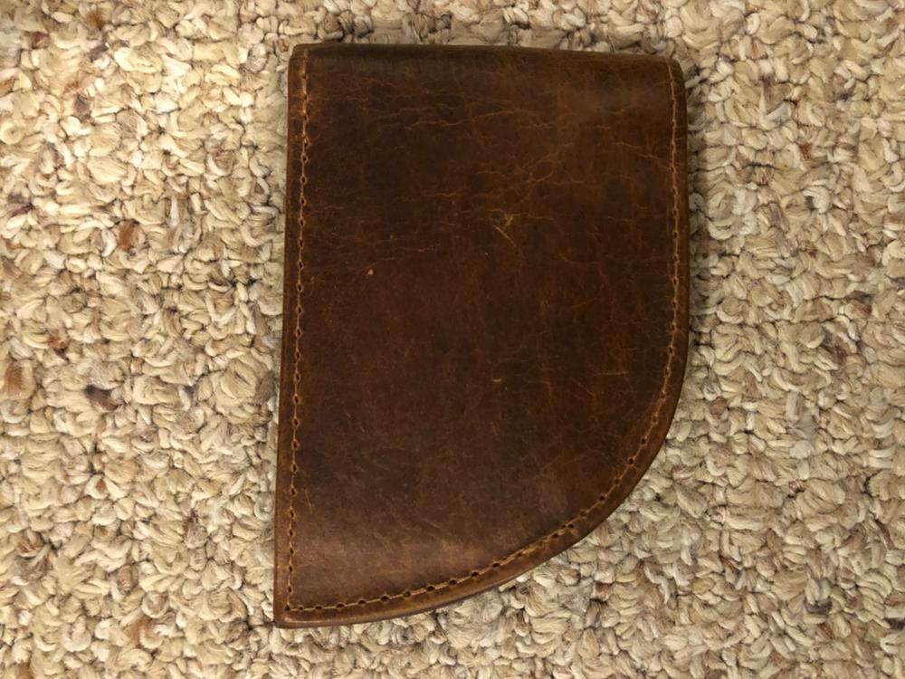 American Bison Leather Front Pocket Wallet - Customer Photo From Allen Matkovich