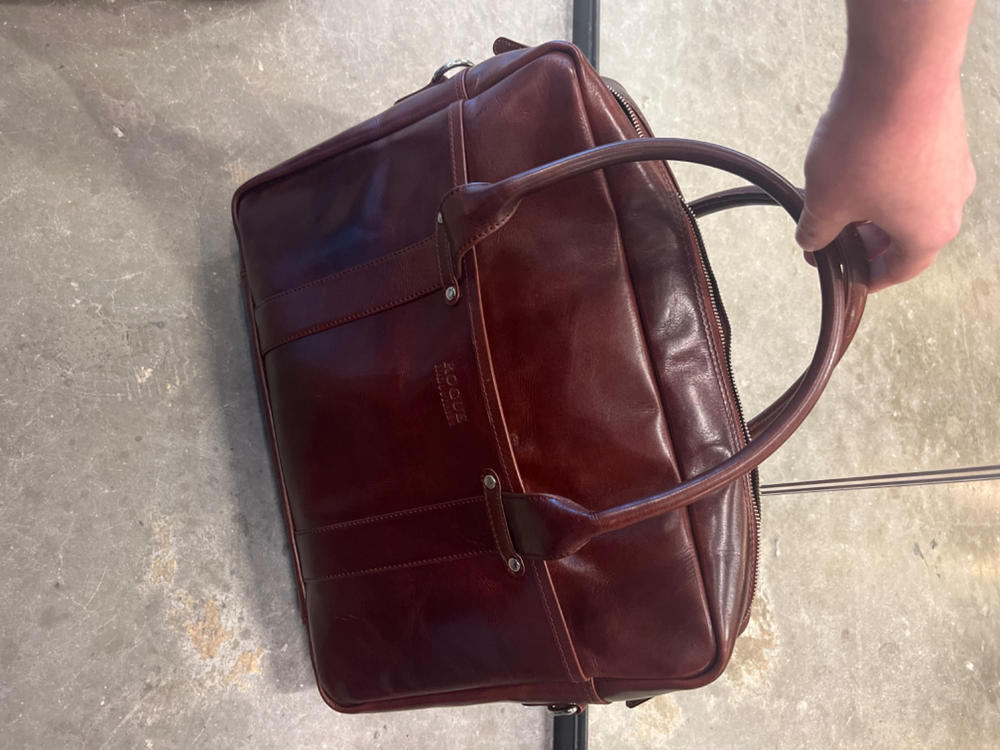 Katahdin Leather Briefcase - Customer Photo From Ben Coerver