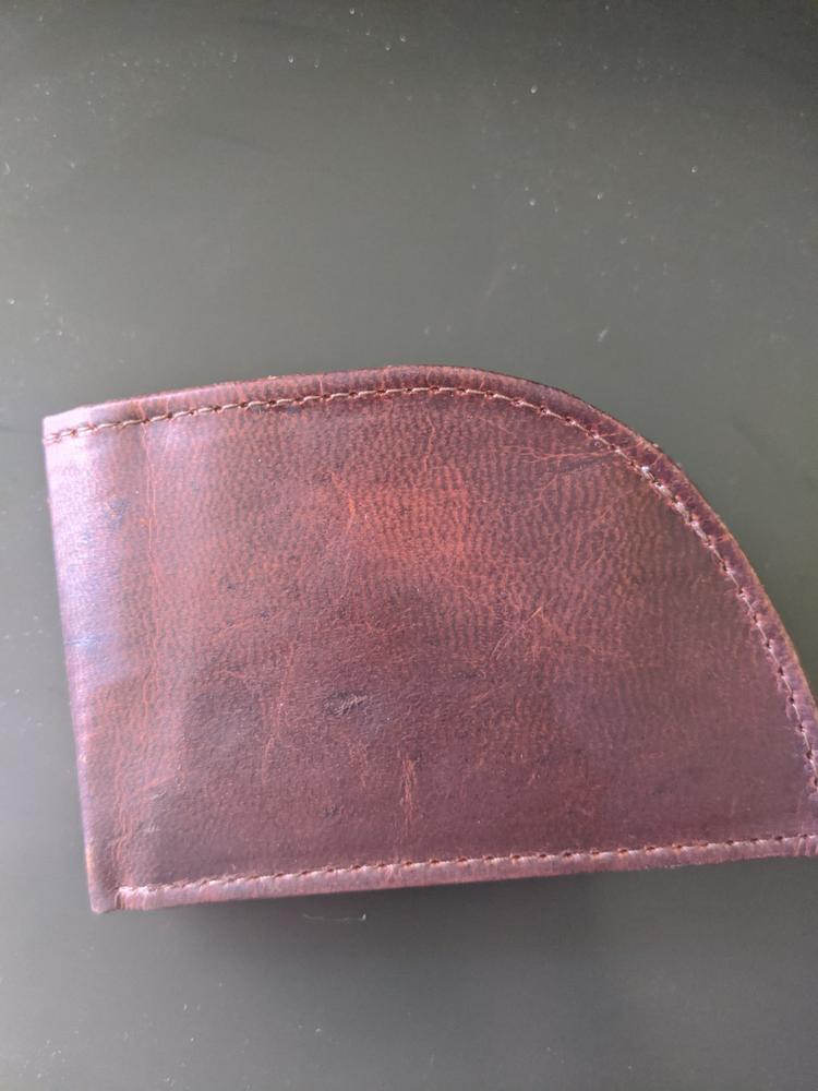 Rogue Front Pocket Wallet in Moose Leather - Customer Photo From Scott Webb