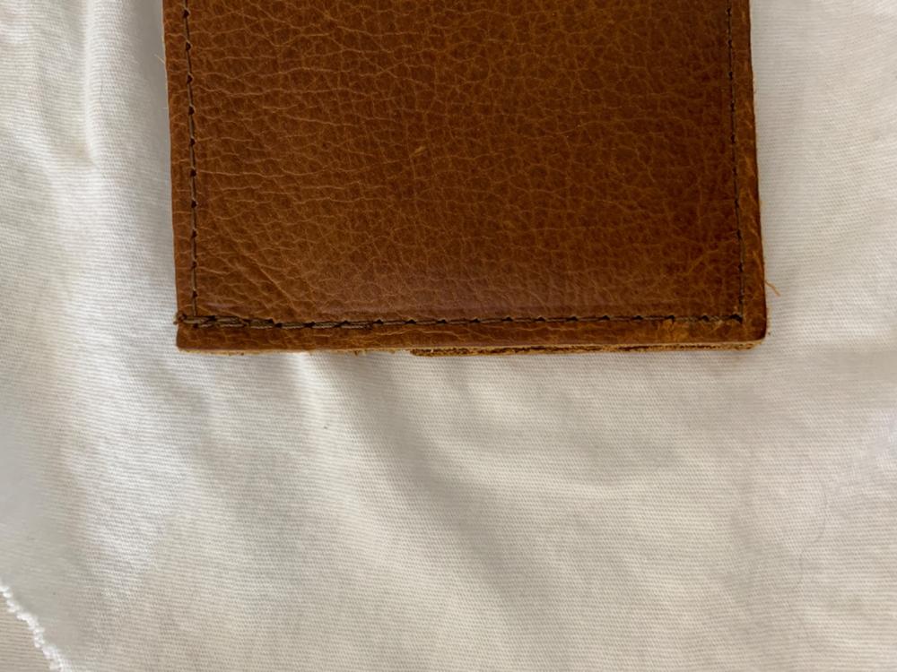 Heritage Wallet in Bison Leather - Customer Photo From Brian LeMoine