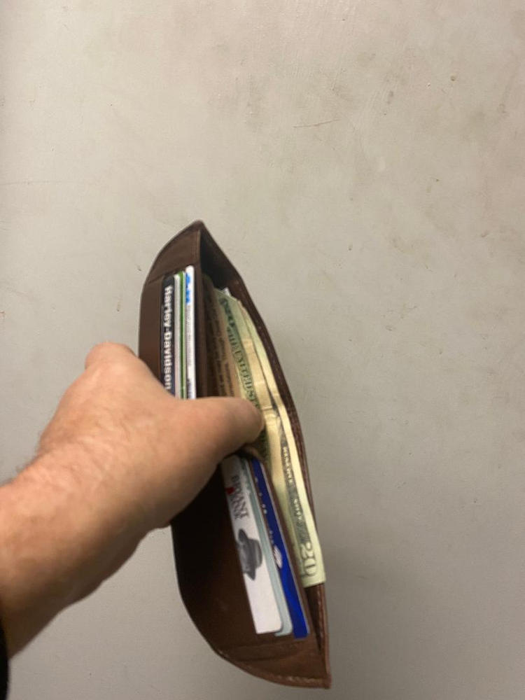Nantucket Front Pocket Wallet in Horween Bison - Customer Photo From Thomas Barnette