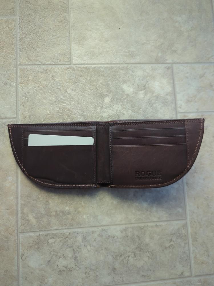 Nantucket Front Pocket Wallet in Horween Bison - Customer Photo From Gabriel King